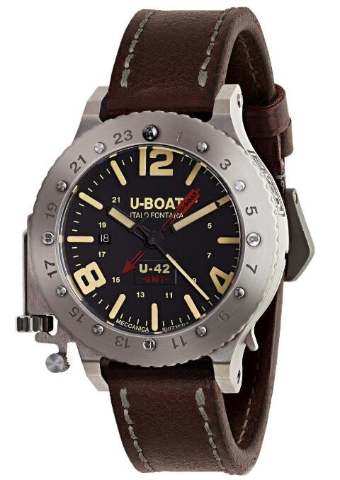 Replica U-BOAT Watch U-42 GMT 50mm 8095 Replica U-BOAT Watch U-42 GMT 50mm 8095